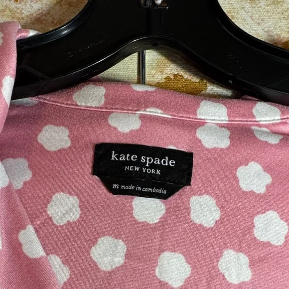Kate Spade Pink and White Medium Pajama Set - Picture 3 of 6